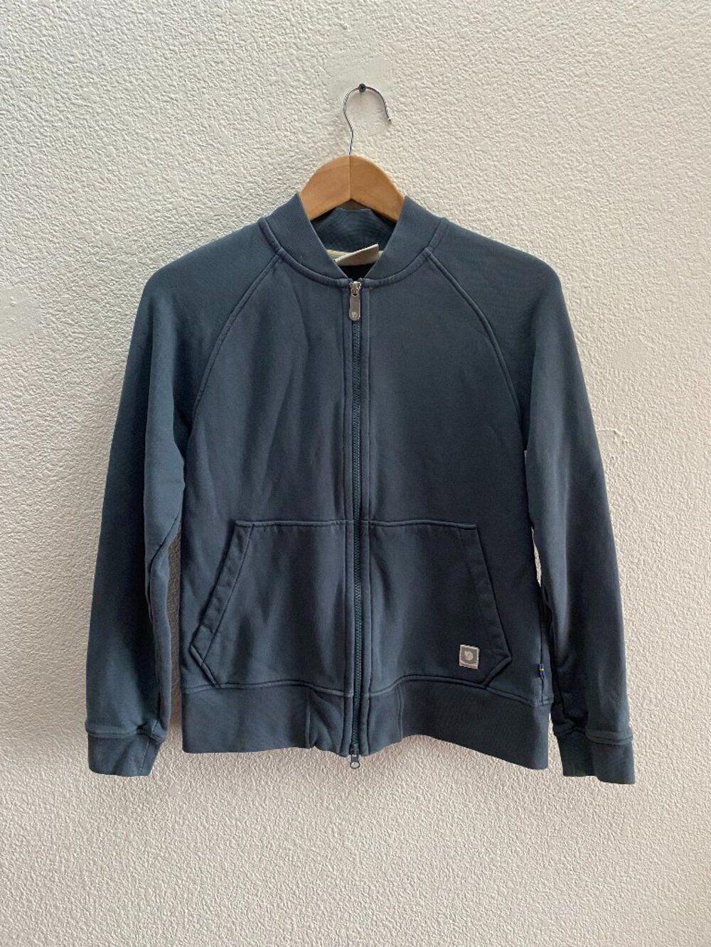 Fjallraven Greeland Zip Cardigan Sweatshirt Jacket Women's Small Blue Color